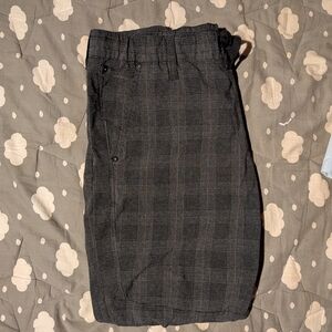 PROJEK RAW Black Plaid Pants